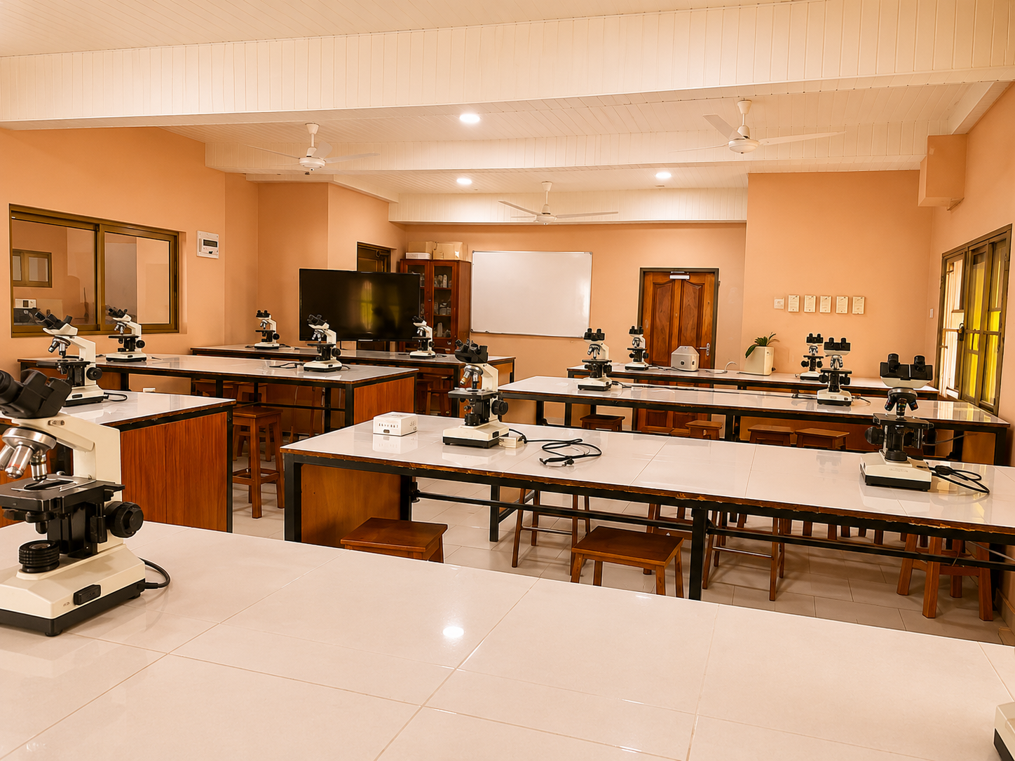 Modern laboratory equipment and instruments